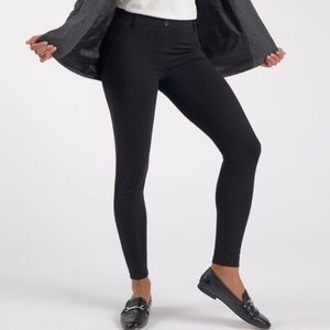 Betabrand Skinny Leg Dress Yoga Pants Black Petite